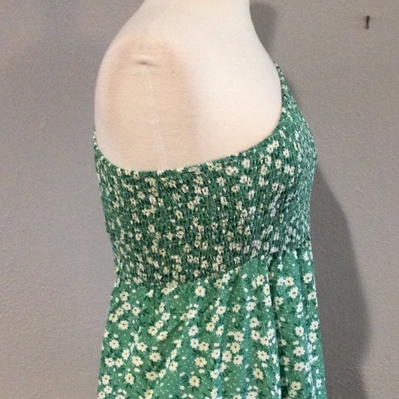 Deep Self Floral One Shoulder Smocked A-line Midi Dress Size M - Picture 5 of 16
